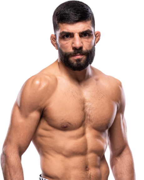 Amir Albazi — Flyweight fighter portrait