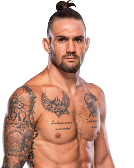 Christos Giagos — Lightweight fighter portrait