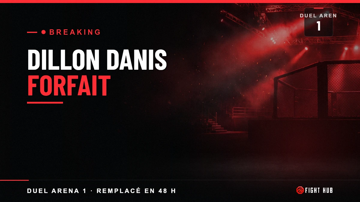 Dillon Danis forfait — FightHub