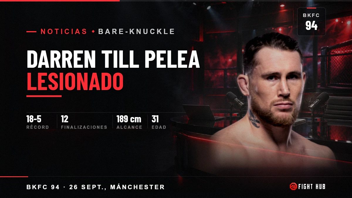 Darren Till pelea lesionado — FightHub