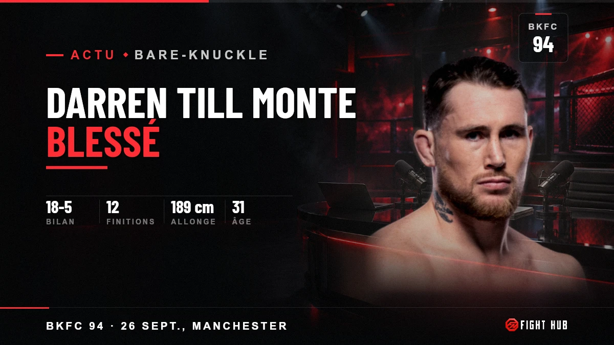 Darren Till monte blessé — FightHub