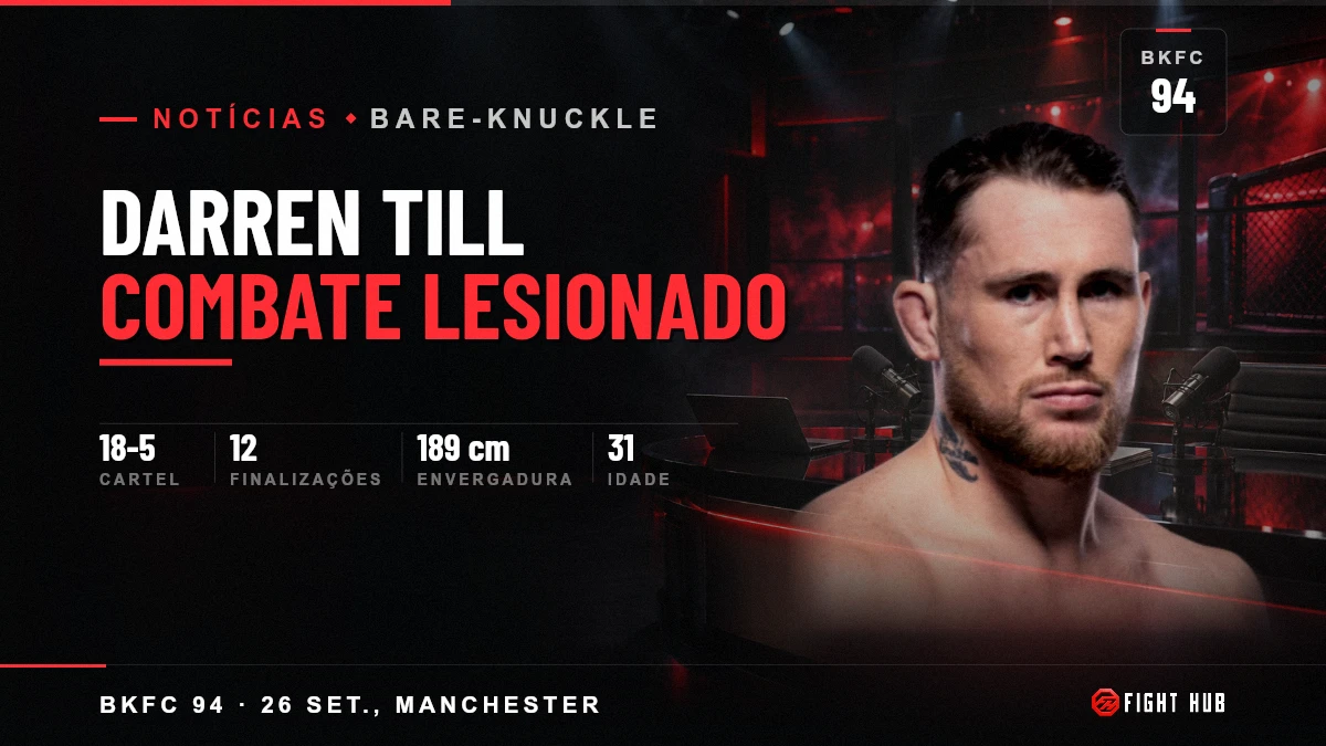Darren Till combate lesionado — FightHub
