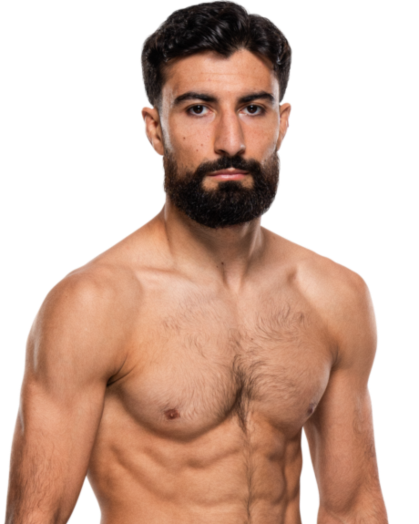 Farid Basharat — Featherweight fighter portrait