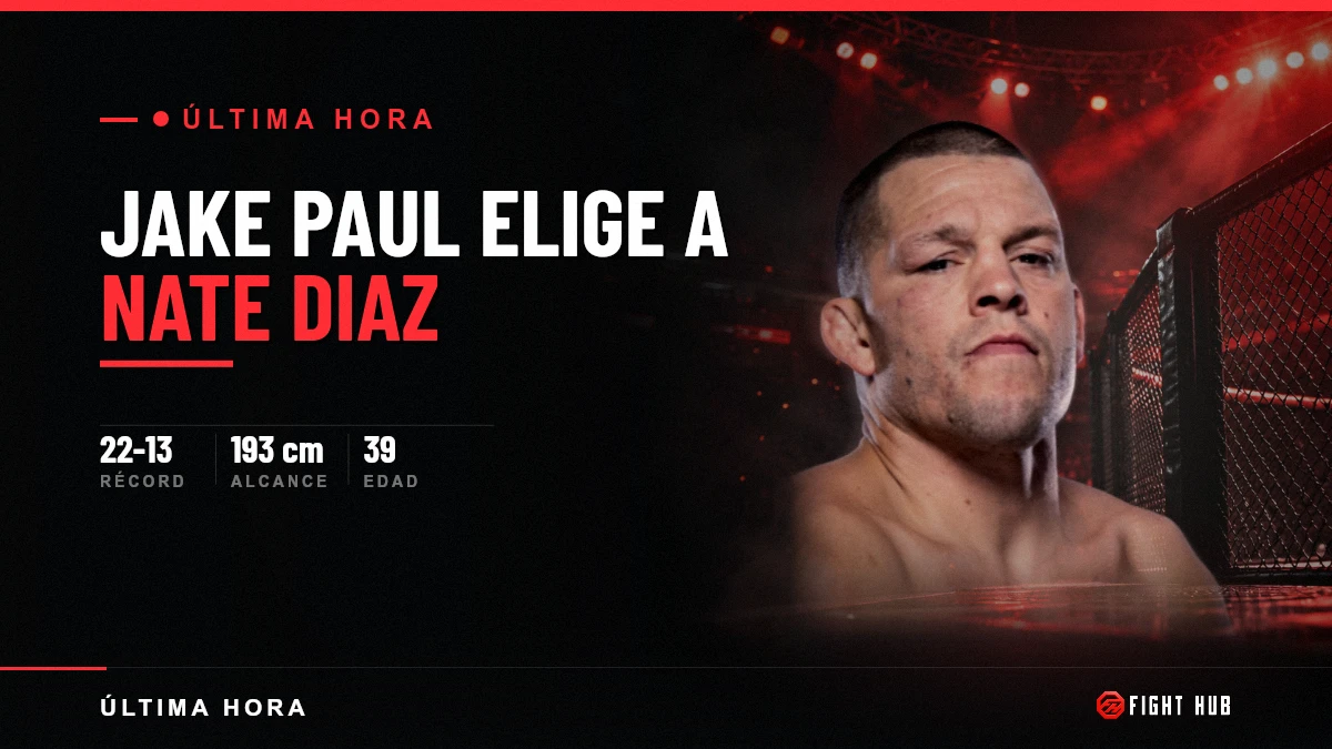 Jake Paul MMA: eligió a Nate Diaz, que respondió en cuatro palabras — FightHub