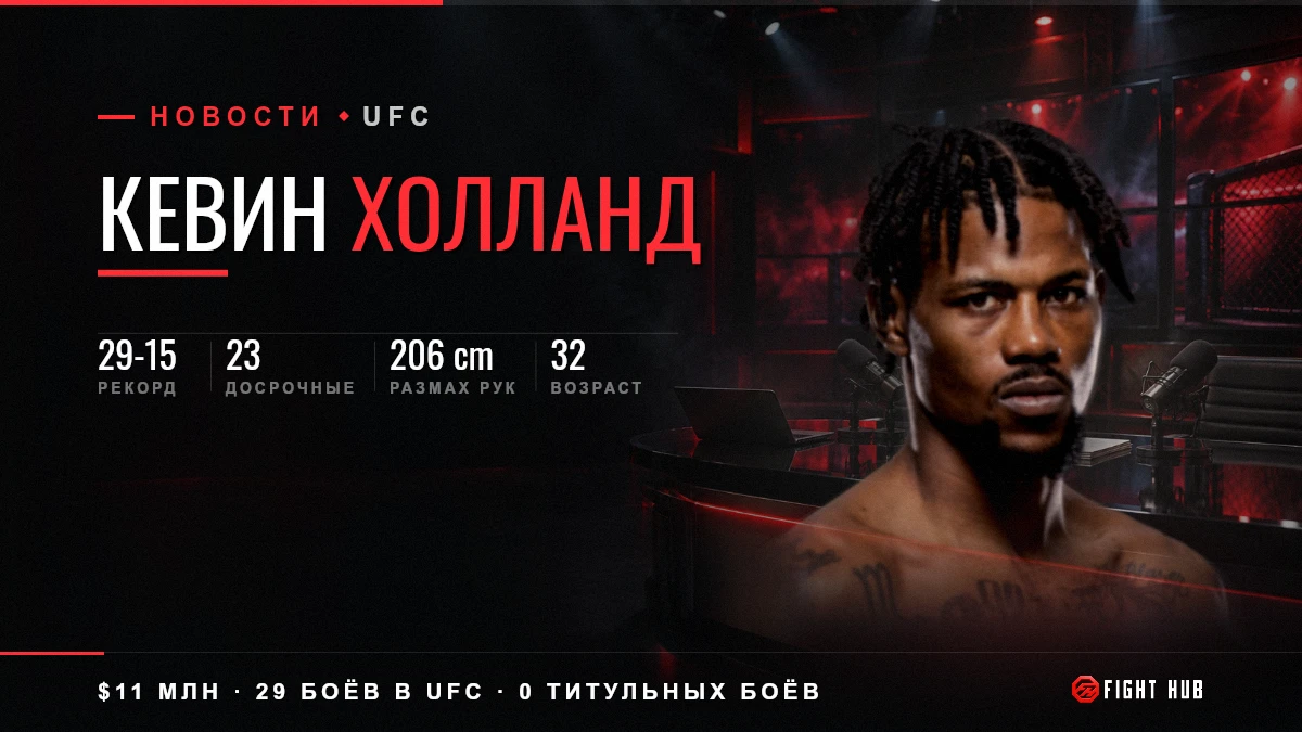 Кевин Холланд — FightHub