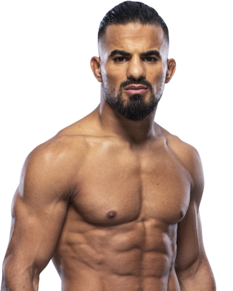 Khalid Taha — Featherweight fighter portrait