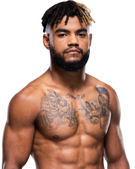 Morgan Charriere — Featherweight fighter portrait