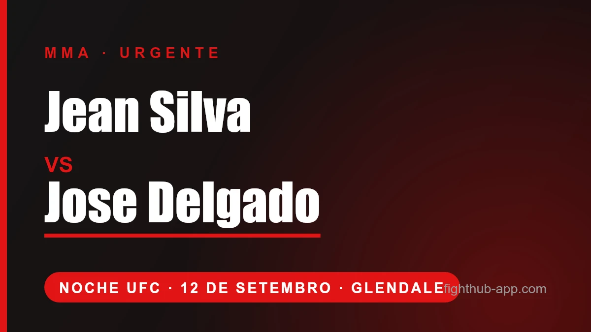 Jean Silva vs Jose Delgado — FightHub