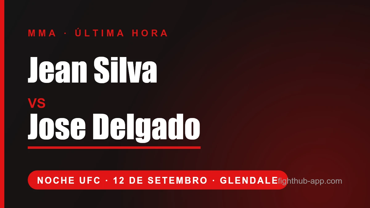 Jean Silva vs Jose Delgado — FightHub