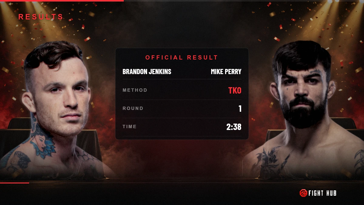 Brandon Jenkins vs Mike Perry — FightHub