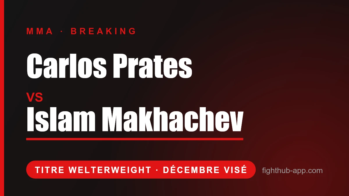 Carlos Prates vs Islam Makhachev — FightHub