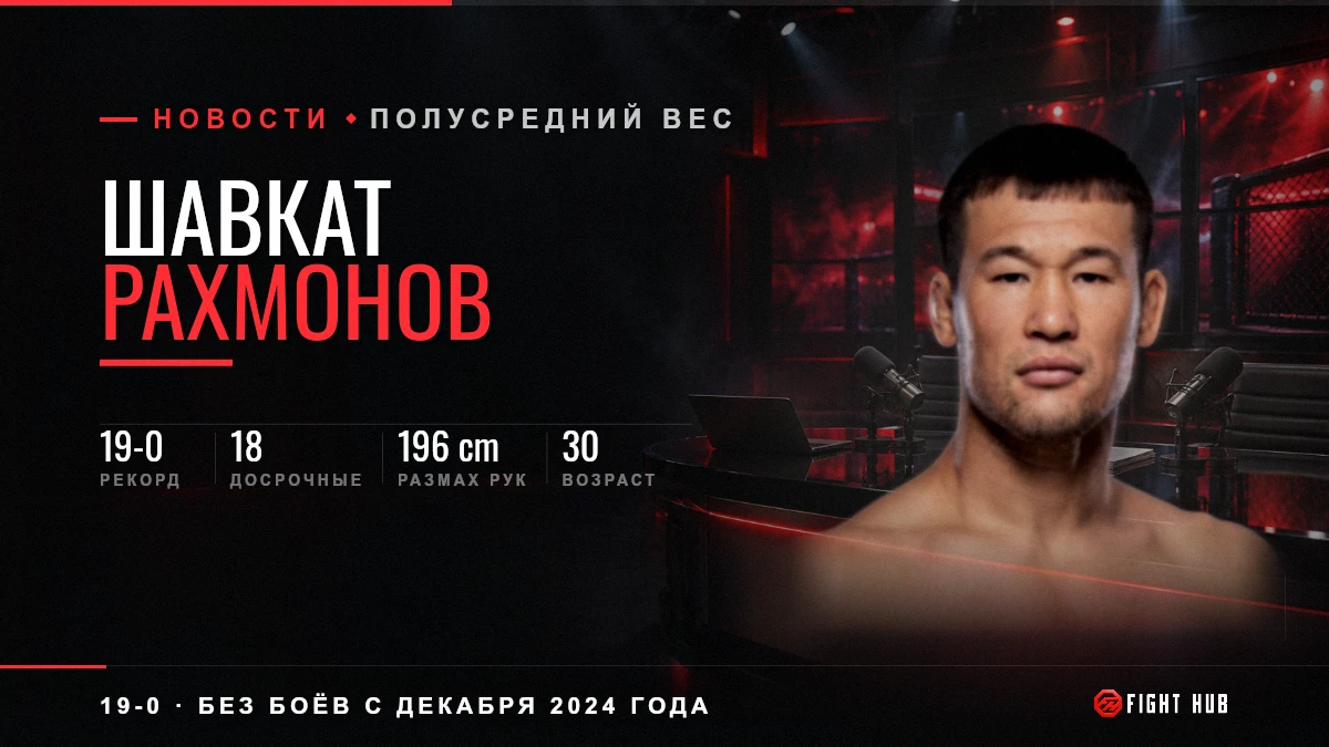 Шавкат Рахмонов — FightHub