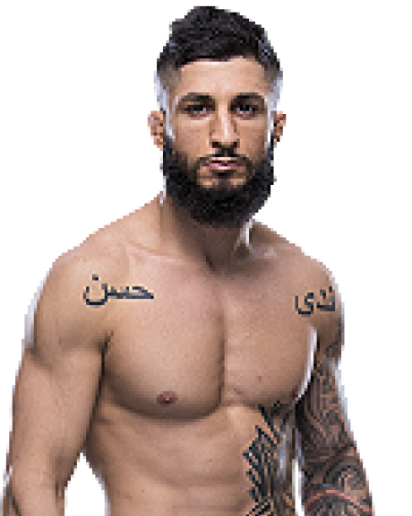 Sabah Homasi — Welterweight fighter portrait