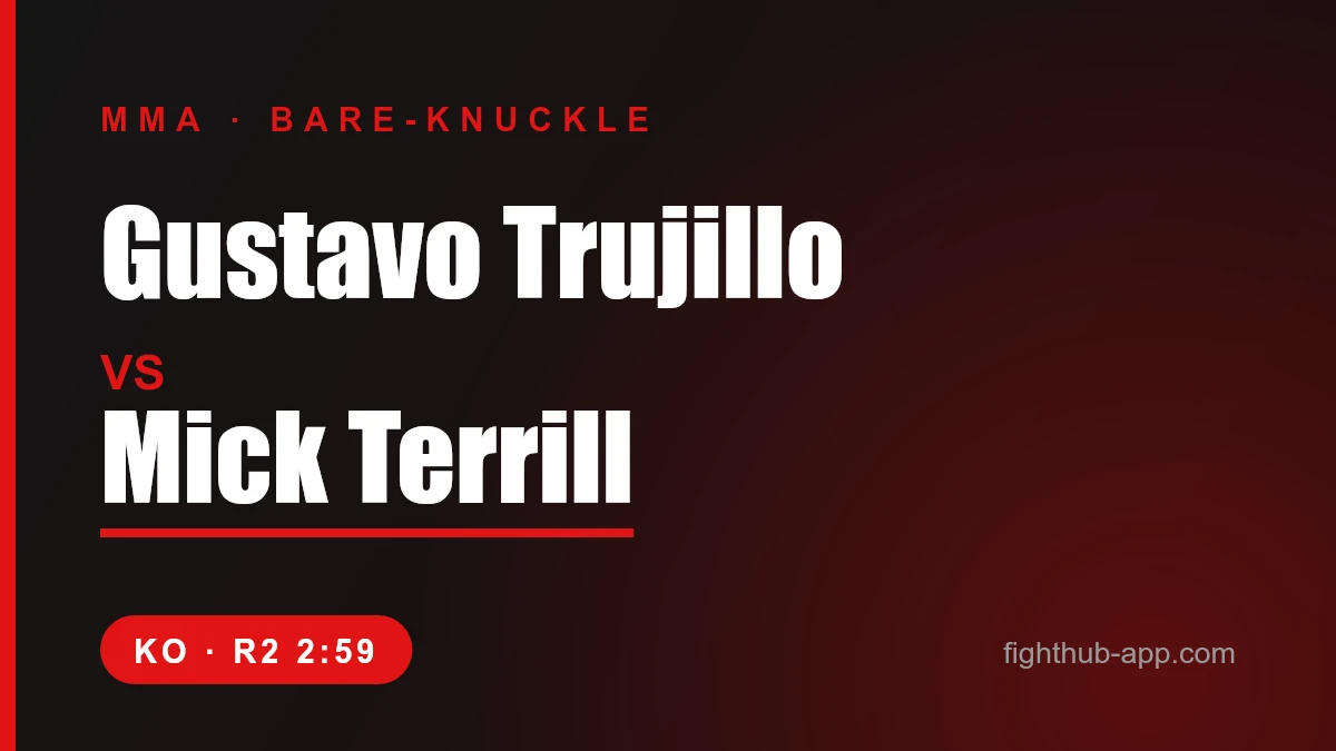 Gustavo Trujillo vs Mick Terrill — FightHub