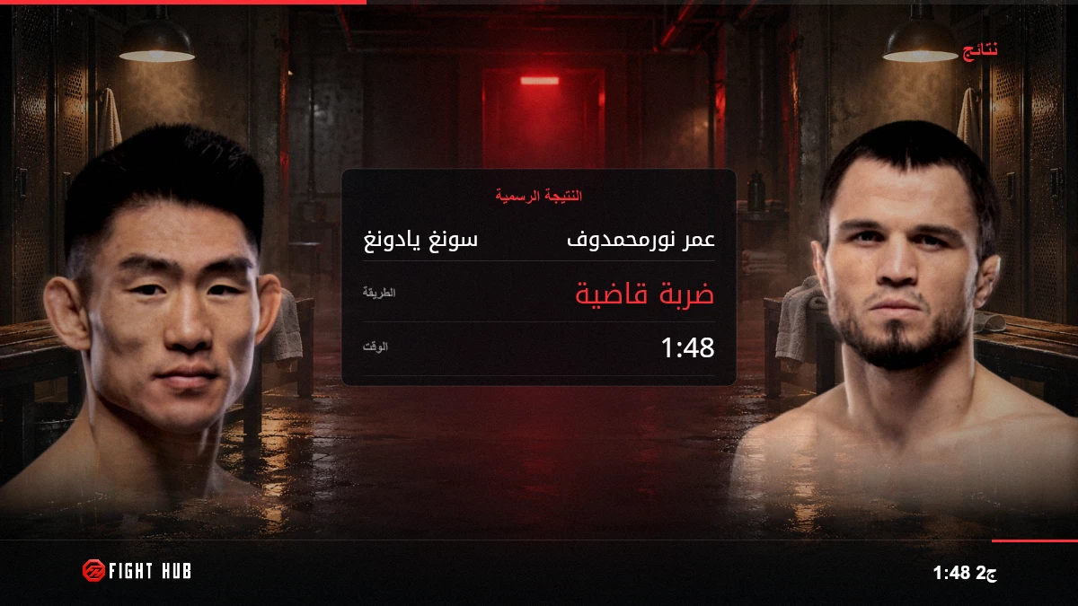 سونغ يادونغ vs عمر نورمحمدوف — FightHub