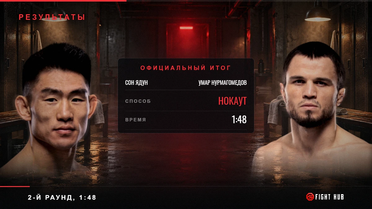 Сон Ядун vs Умар Нурмагомедов — FightHub
