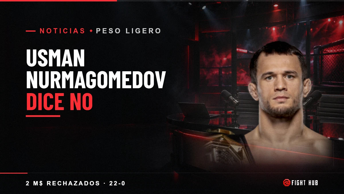 Usman Nurmagomedov dice no — FightHub