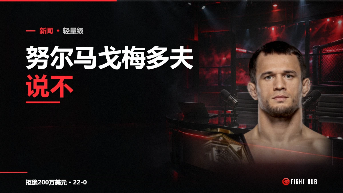 努尔马戈梅多夫说不 — FightHub