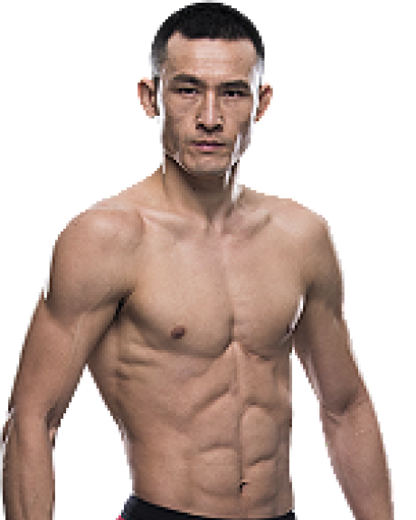 Wang Guan — Featherweight fighter portrait