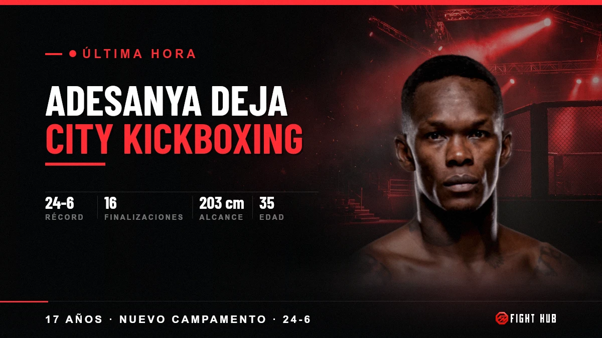 Adesanya deja City Kickboxing — FightHub