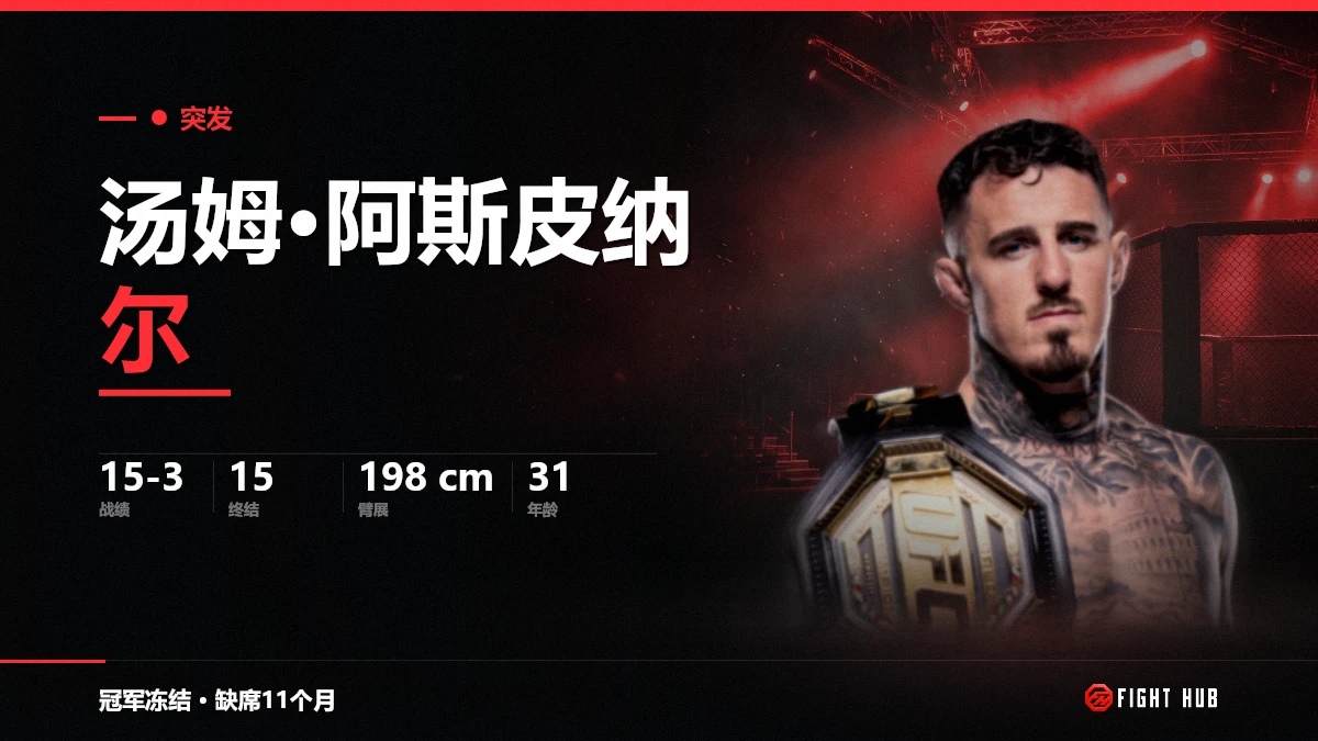 汤姆·阿斯皮纳尔 — FightHub
