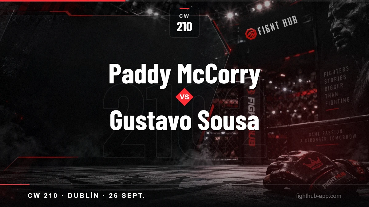 Paddy McCorry vs Gustavo Sousa — FightHub