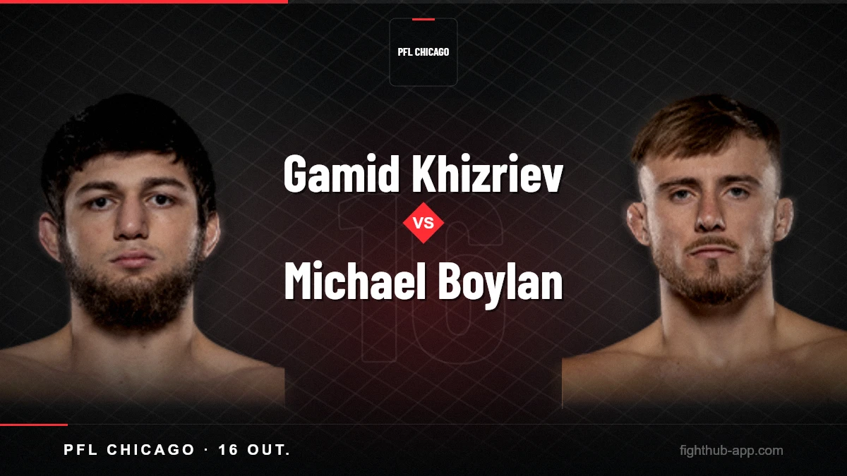 Gamid Khizriev vs Michael Boylan — FightHub