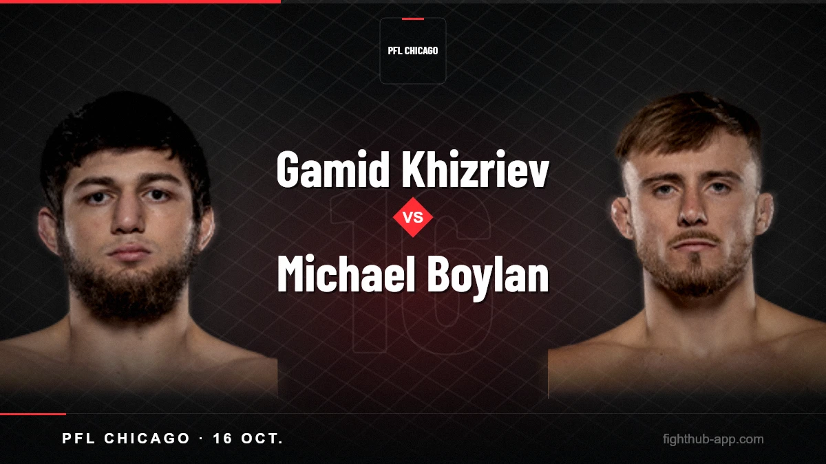 Gamid Khizriev vs Michael Boylan — FightHub
