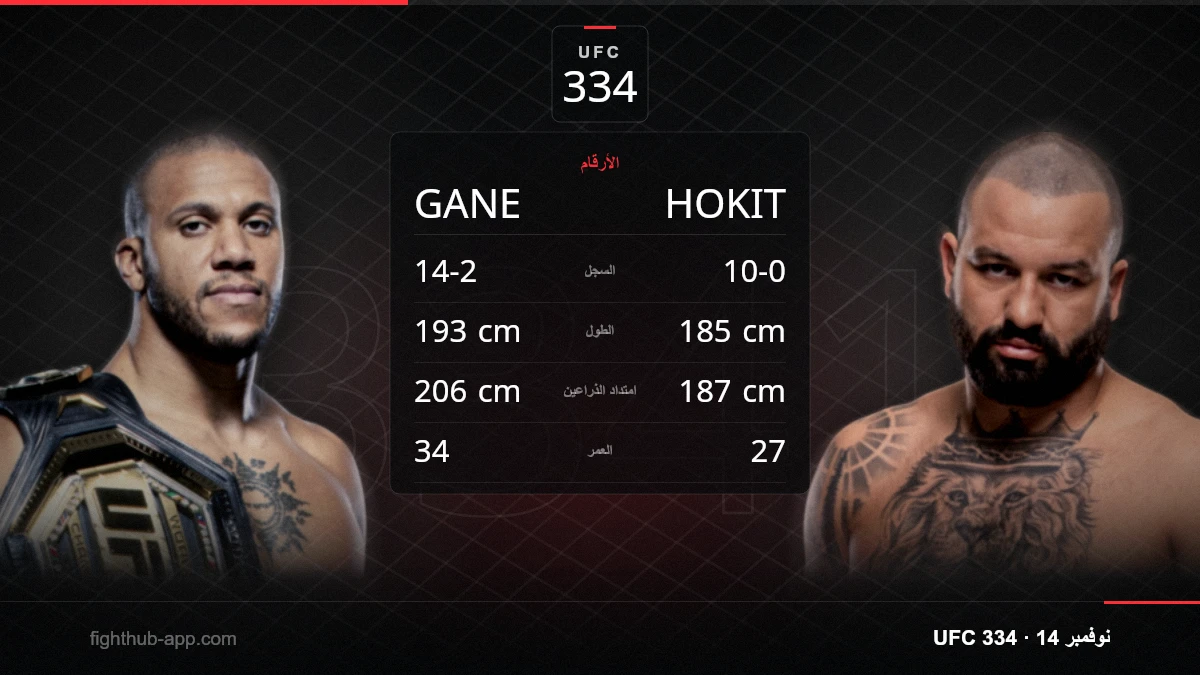 Gane vs Hokit — FightHub