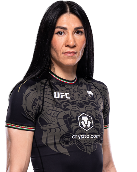 Irene Aldana — Women's Bantamweight fighter portrait
