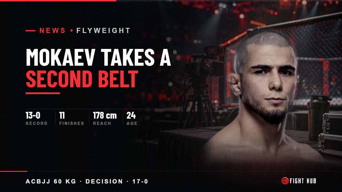Mokaev takes a second belt — FightHub