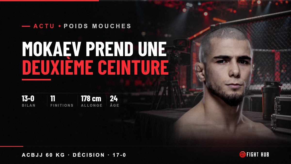 Mokaev prend une deuxième ceinture — FightHub