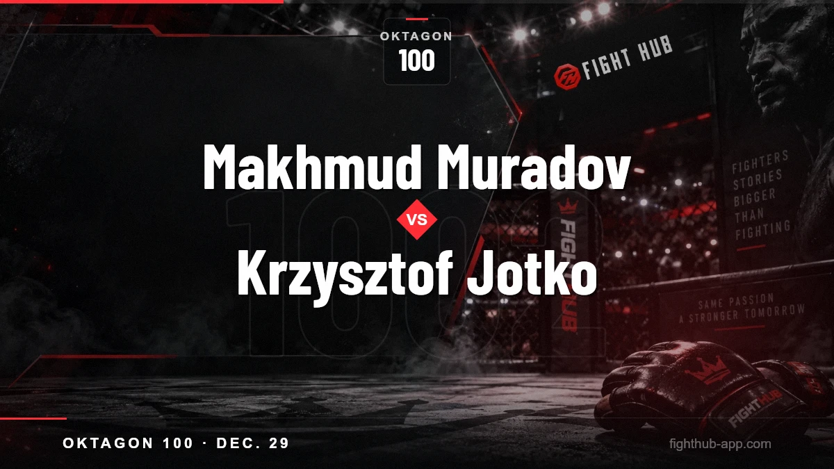 Makhmud Muradov vs Krzysztof Jotko — FightHub