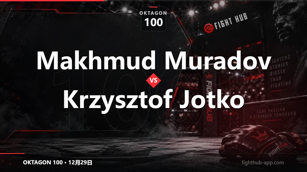 Makhmud Muradov vs Krzysztof Jotko — FightHub