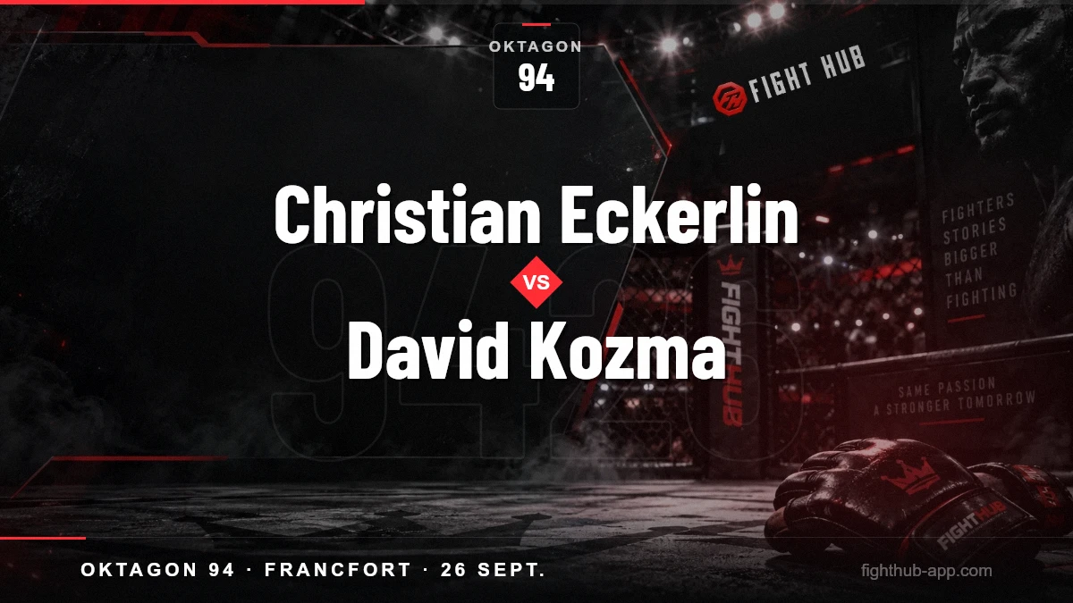 Christian Eckerlin vs David Kozma — FightHub