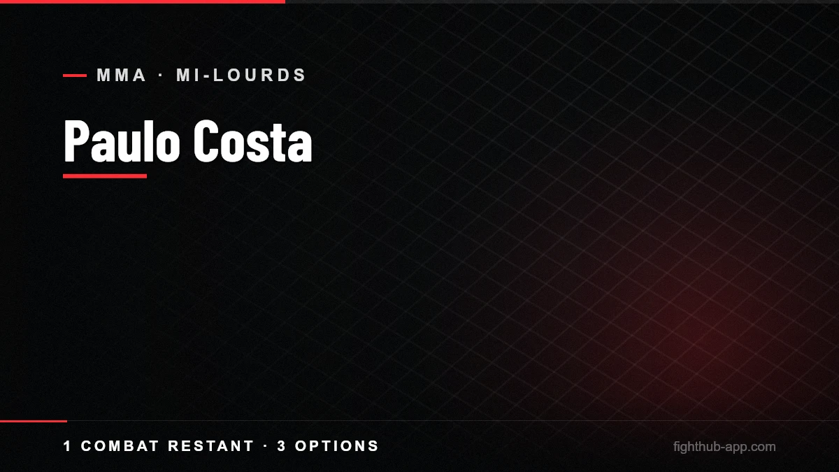 Paulo Costa — FightHub