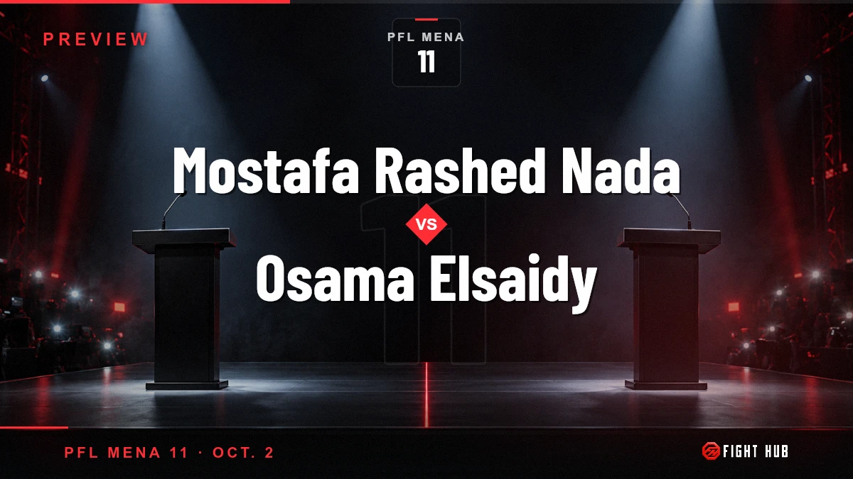 Mostafa Rashed Nada vs Osama Elsaidy — FightHub