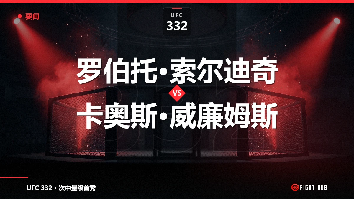 罗伯托·索尔迪奇 vs 卡奥斯·威廉姆斯 — FightHub