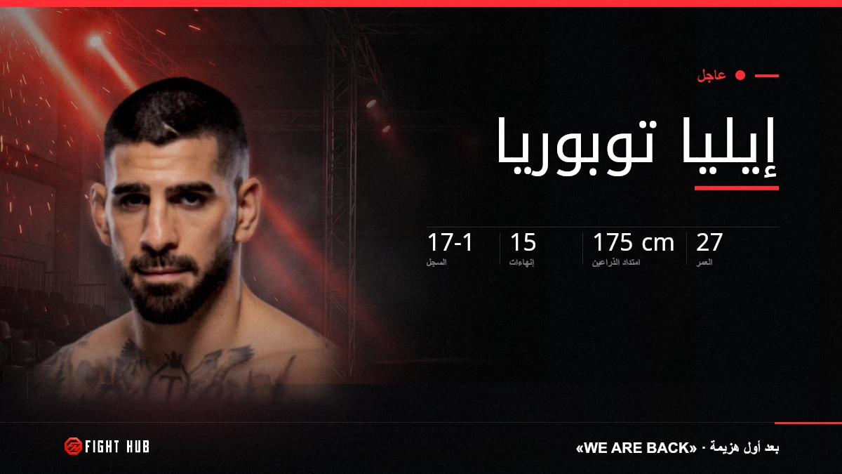 إيليا توبوريا — FightHub