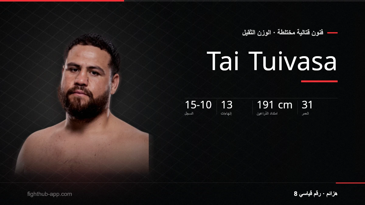 Tai Tuivasa — FightHub