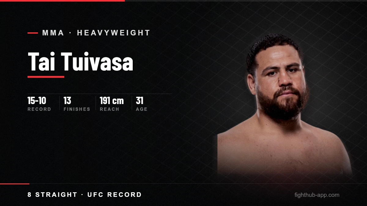 Tai Tuivasa — FightHub