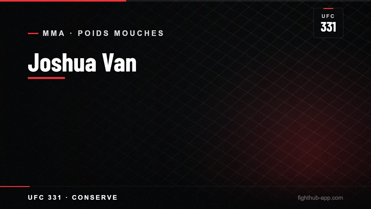 Joshua Van — FightHub