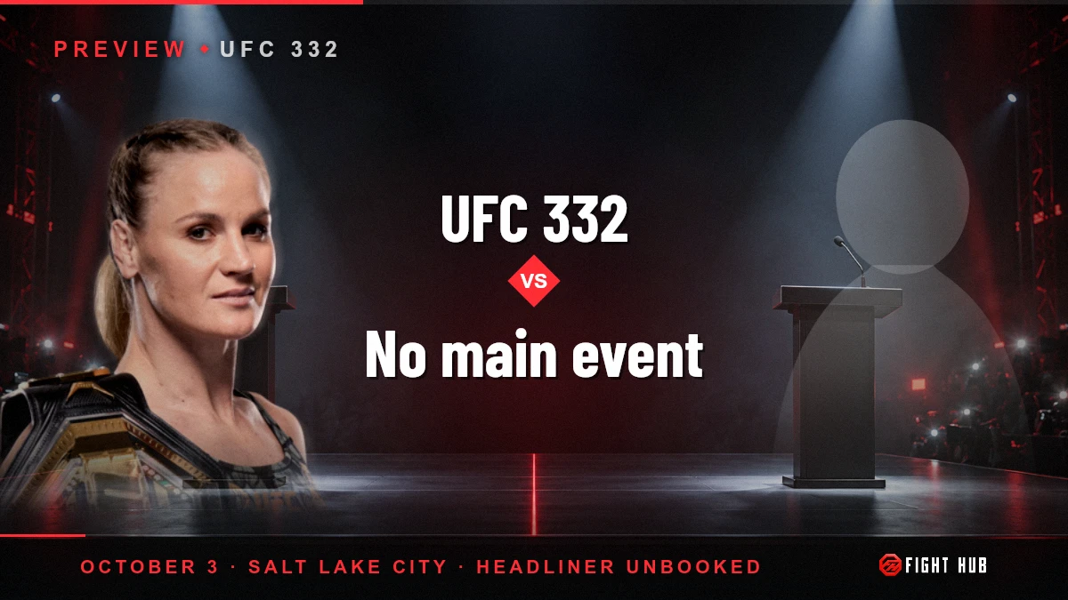UFC 332 vs No main event — FightHub