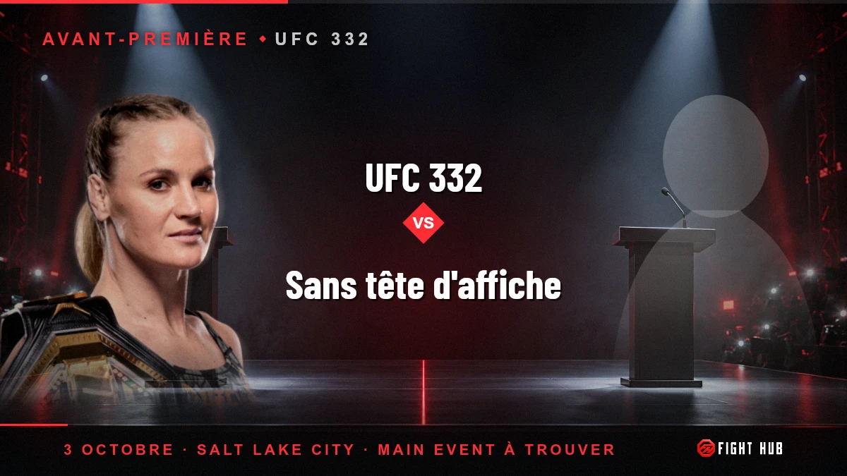 UFC 332 vs Sans tête d'affiche — FightHub