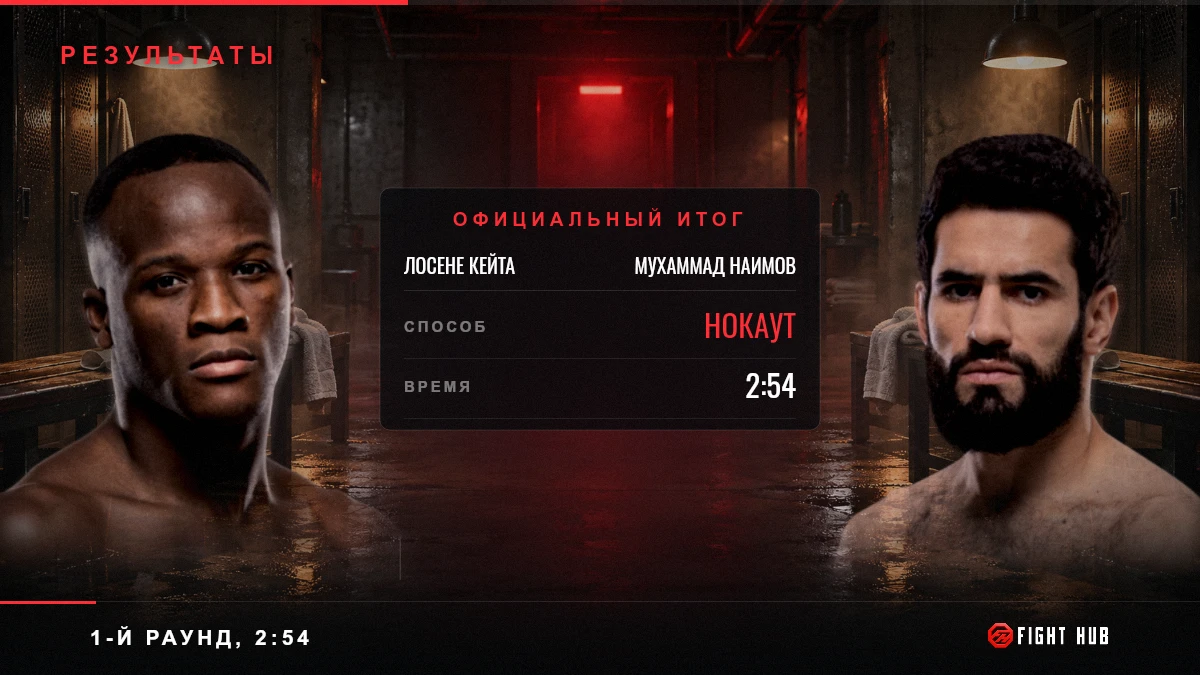 Лосене Кейта vs Мухаммад Наимов — FightHub