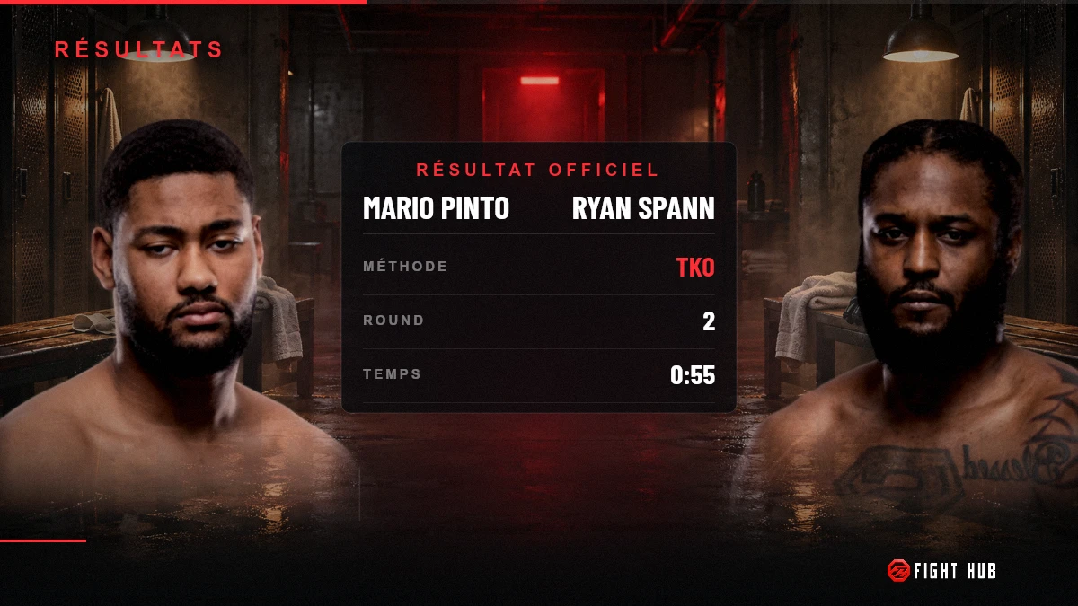 Mario Pinto vs Ryan Spann — FightHub
