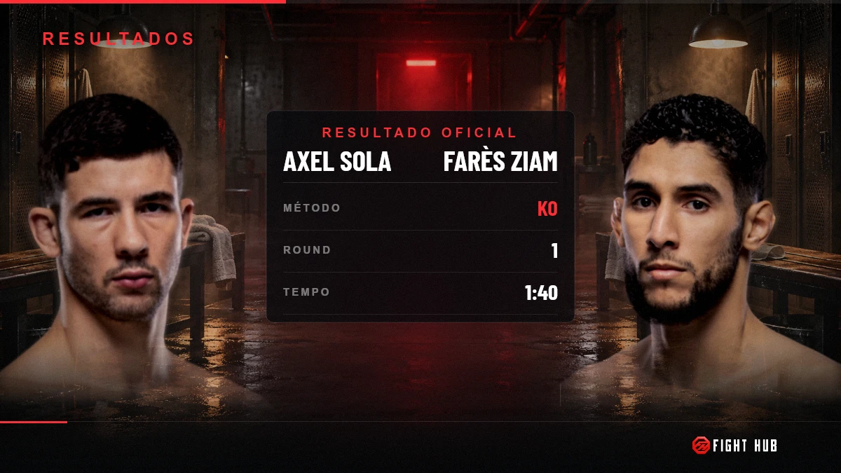 Axel Sola vs Farès Ziam — FightHub