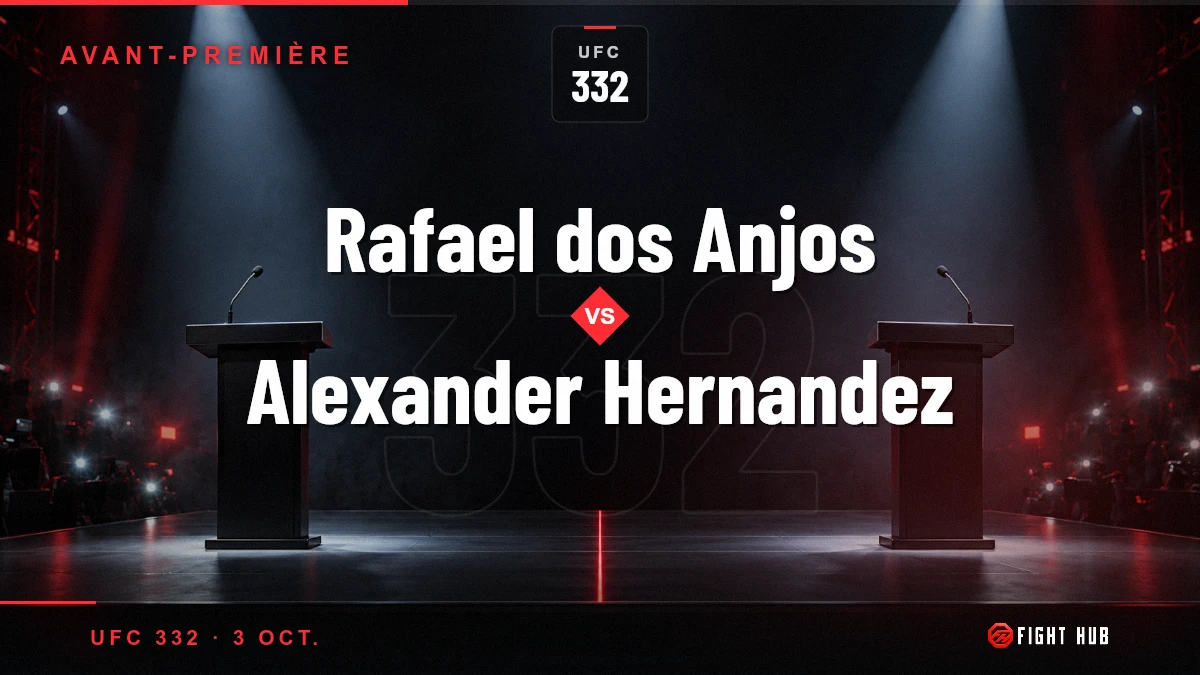 Rafael dos Anjos vs Alexander Hernandez — FightHub