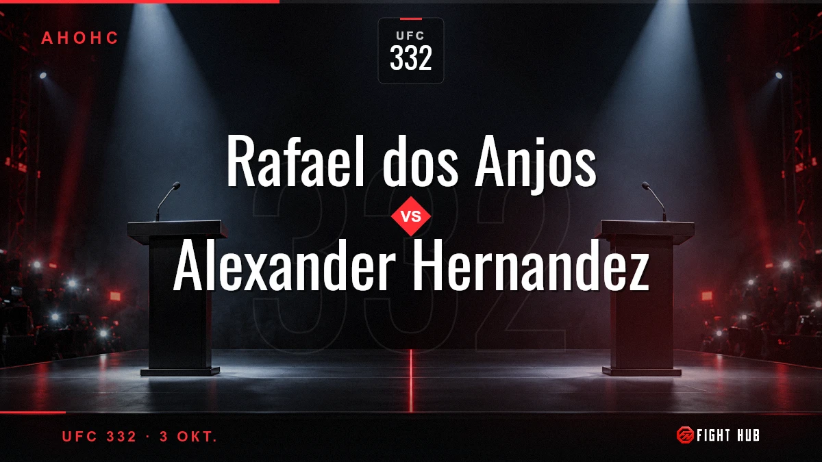 Rafael dos Anjos vs Alexander Hernandez — FightHub