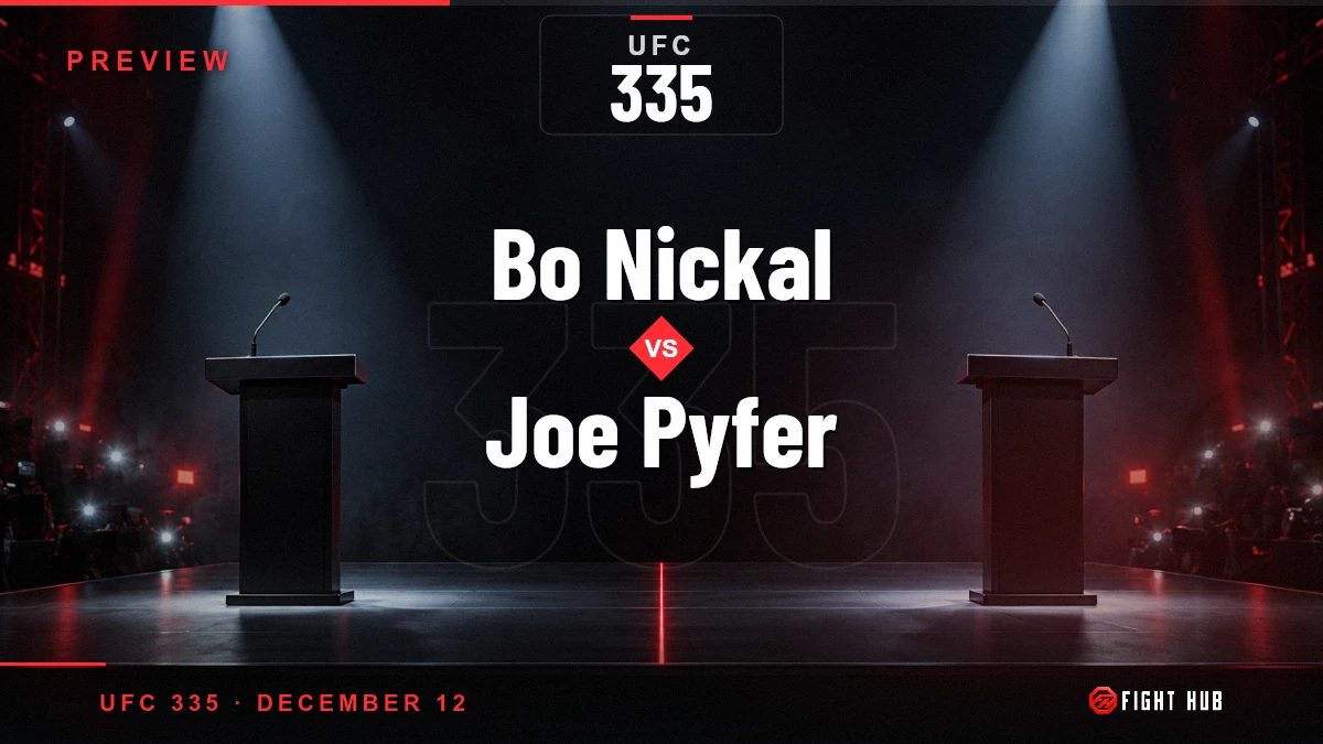 Bo Nickal vs Joe Pyfer — FightHub